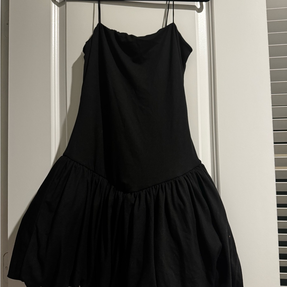 Black Spaghetti Strap Dress
